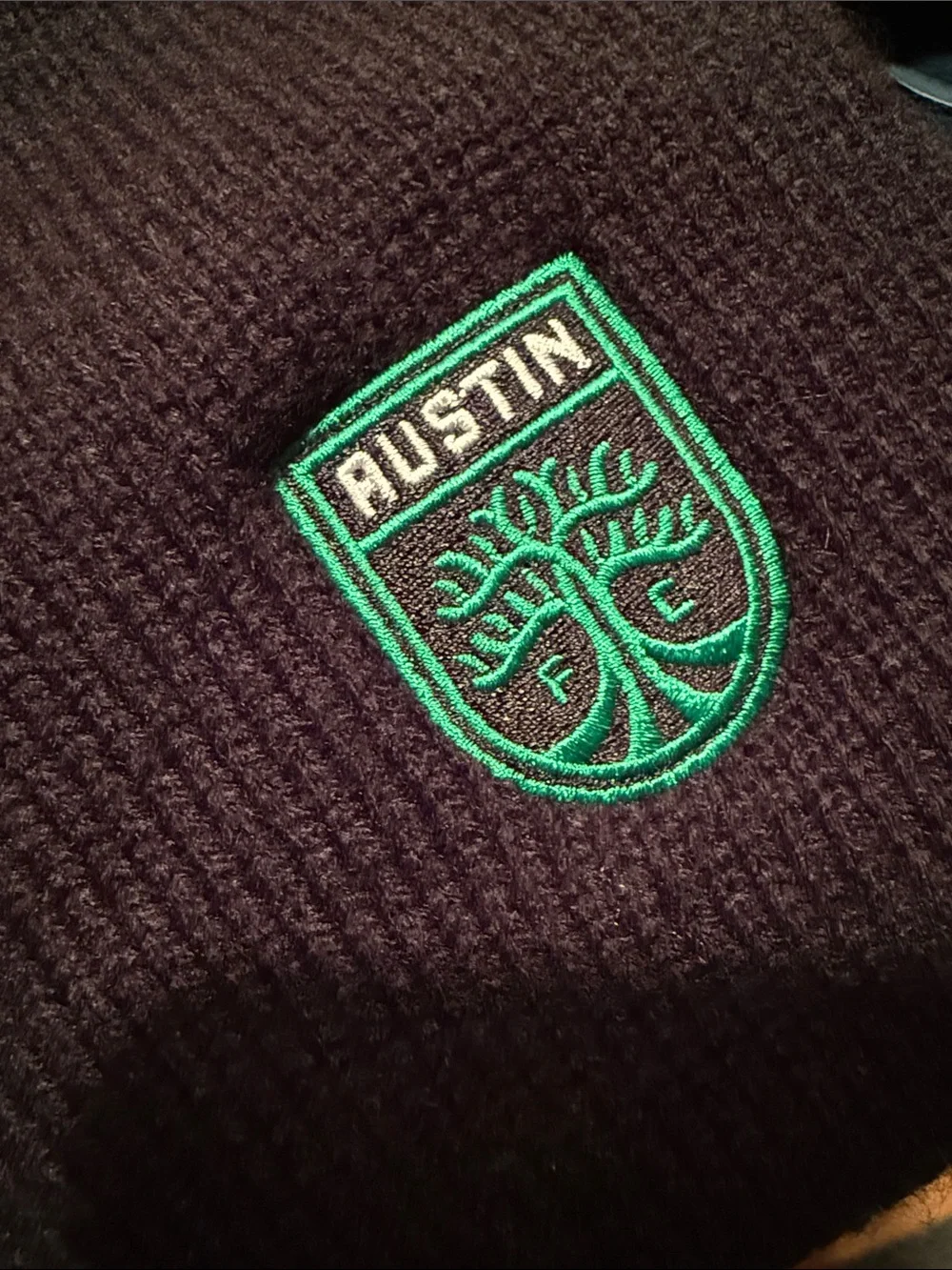 Austin FC Black Scarf Embroidered